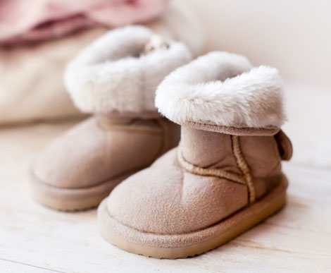 Bottes fourrés pour bébés
